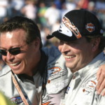 Terry Vance And Byron Hines At A Race Event, Embodying The Motorcycle Racing Heritage Of The Brand
